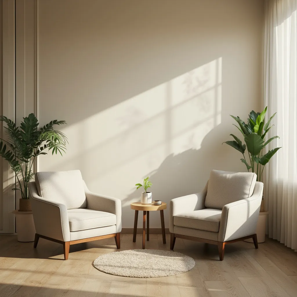 Salle de coaching lumineuse et accueillante