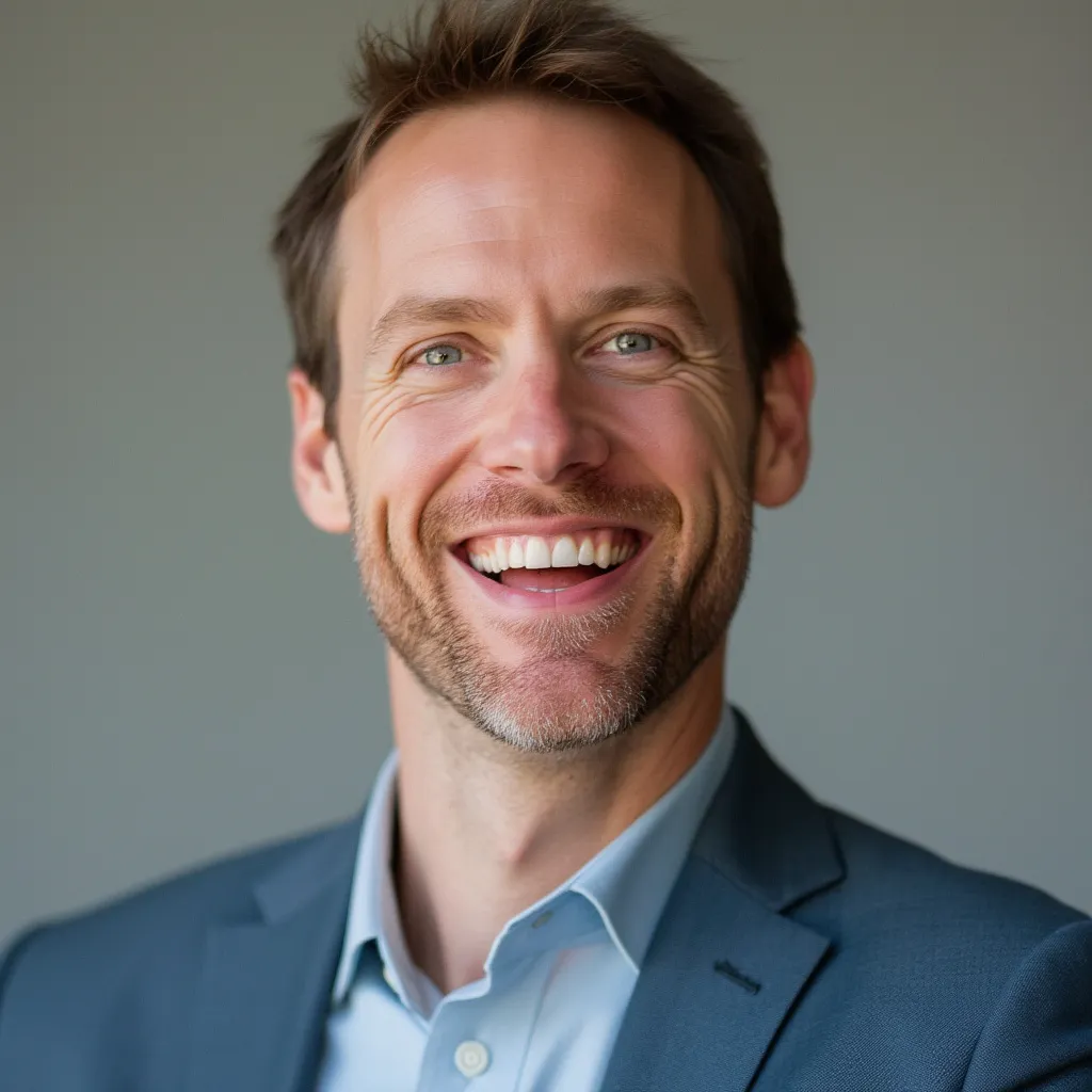 Portrait professionnel et chaleureux du coach en croissance personnelle